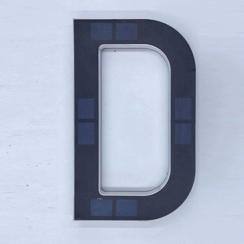 LED Solar House Number Light Waterproof Address Plate
