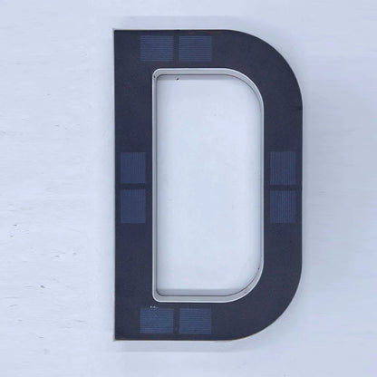 LED Solar House Number Light Waterproof Address Plate