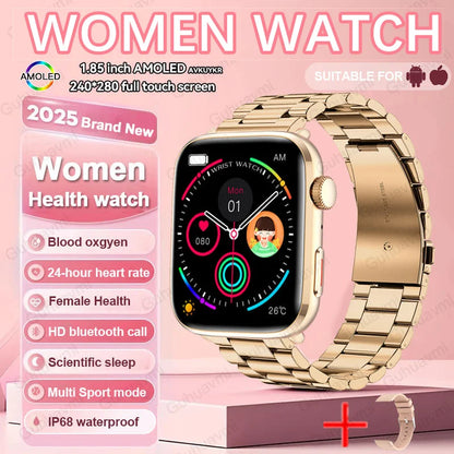 New Women Men AI Smart Diagnosis Watch HRV+PPG Blood Pressure