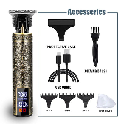 T9 Electric Hair Trimmer/Accessories | USB Professional Shaver