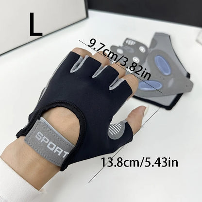 Fitness Cycling Gloves Men Women Anti Slip Shock-Absorbing