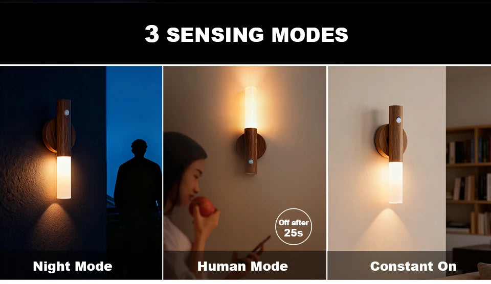 LED Intelligen Sense Light Magnetic Charging Imitation