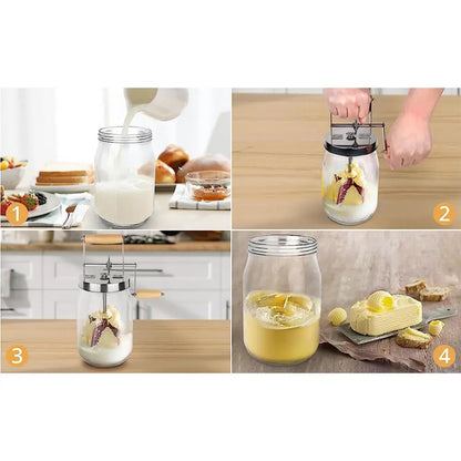 Butter Maker Mason Jar Butter Churner Cream Mixer