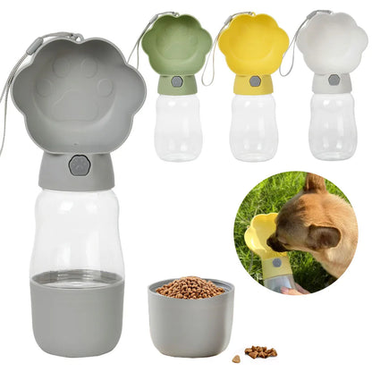 Large Dog Water Bottle For Small Big Dogs Portable Travel Feeder