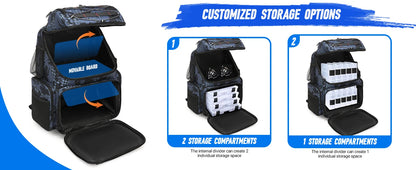 Fishing Backpack 45L Cooler Fishing Tackle Storage Bag