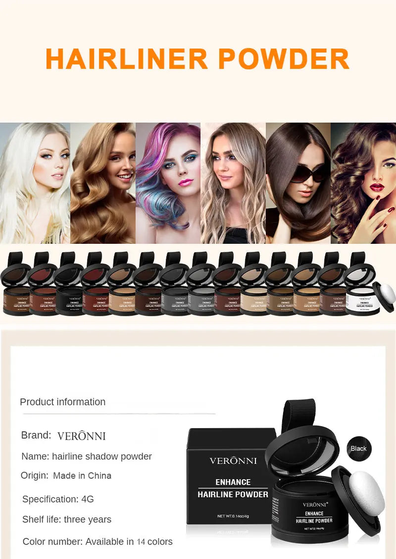 Hairline Powder Instantly Conceals Hair Root Makeup