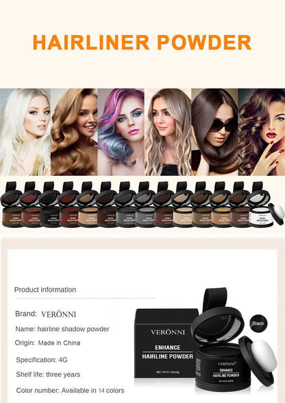 Hairline Powder Instantly Conceals Hair Root Makeup
