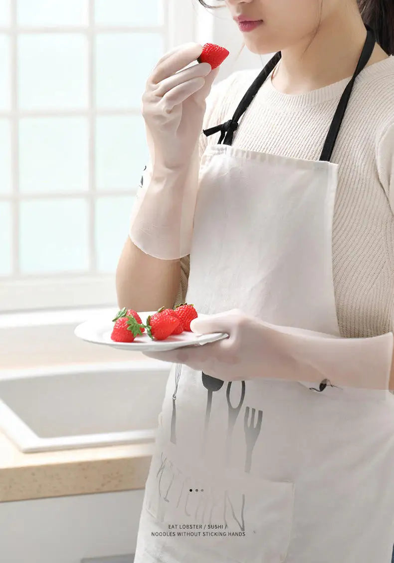 Waterproof Rubber Latex Housework Cleaning Gloves