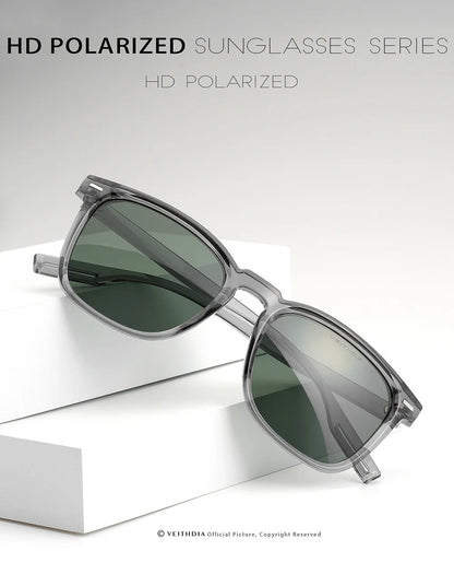VEITHDIA Fashion Vintage Polarized Sunglasses for Men and Women