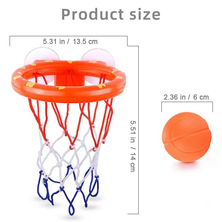 Bathroom Suction Cup Basketball Frame Playing Water