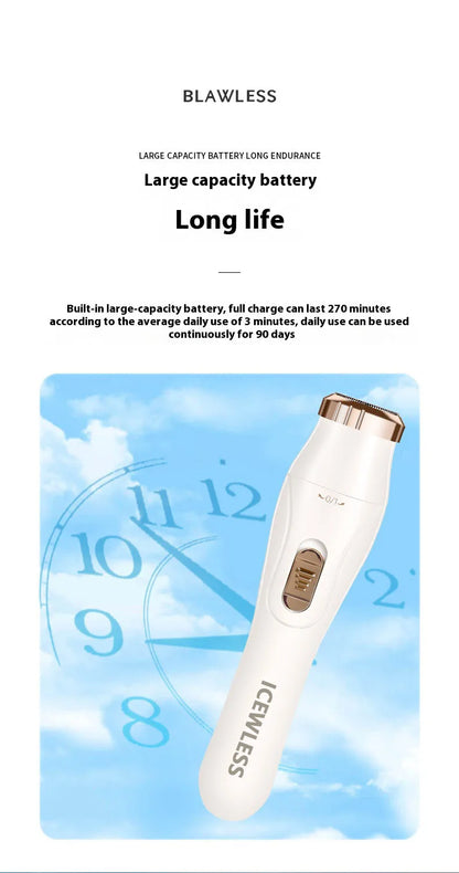Electric Hair Trimmers for Women Waterproof Razor Painless