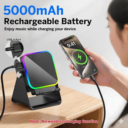5 In 1 Auto-induction 5000mAh Wireless Induction Speaker