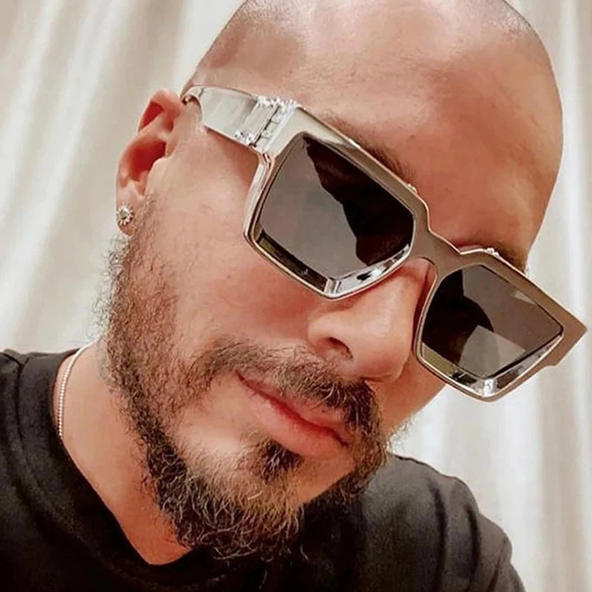 Retro Black Millionaire Shades Luxury Sunglasses