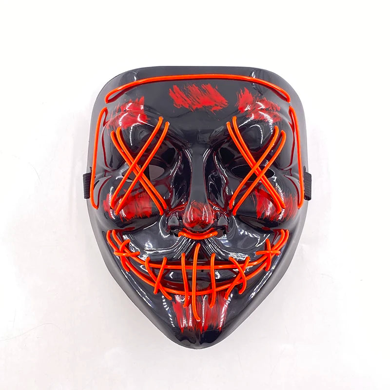 Halloween Party Supplies Luminous LED Purge Mask