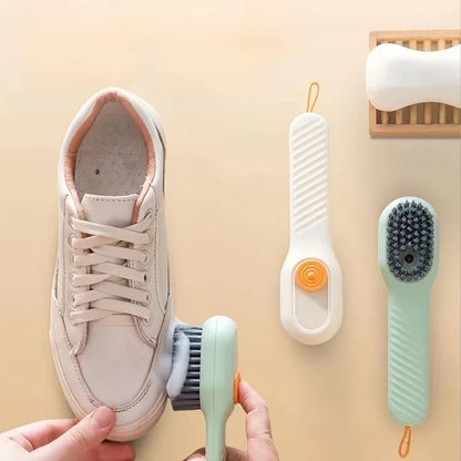 Shoe Washing Machine Bag with Liquid Shoe Brush Set