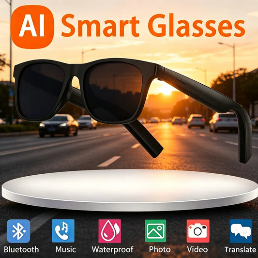 AI Remote Control Touch Smart Glasses Multi-Functional