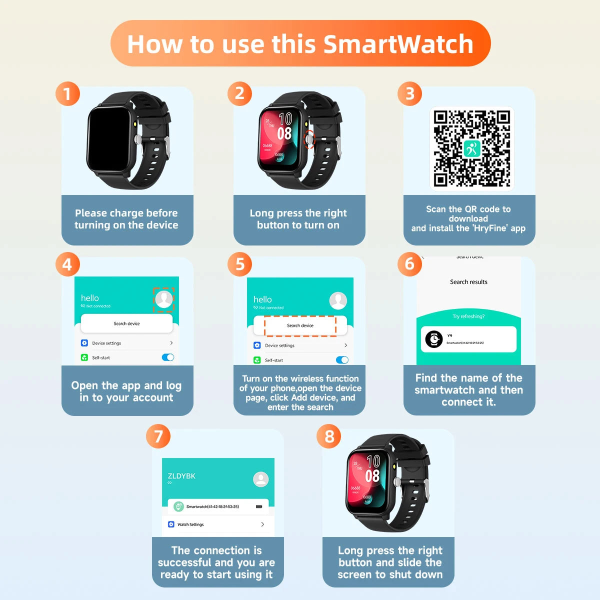 New Game Smart Watch 1.83'' Bluetooth Call Sports Mode