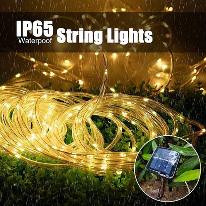 300LED Solar Rope Strip Light Outdoor Waterproof Fairy Light