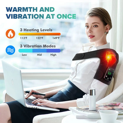 Rechargeable Knee Massager 3 Gear Vibration Massage