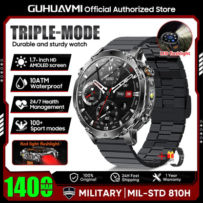 New TANK Ultra 1400mAh Battery Military Smart Watch
