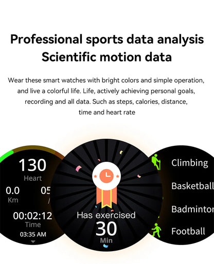 NFC Smart Watch Amoled HD GPS Track Sports Heart Rate