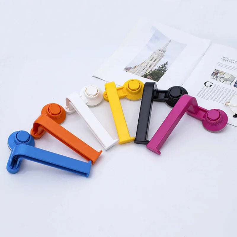 Suction Cup Toilet Paper Holder Wall Mount No Punching