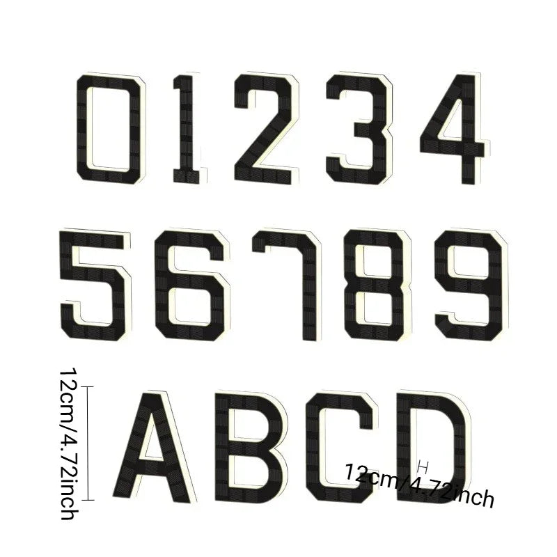 LED Solar House Number Light Waterproof Address Plate