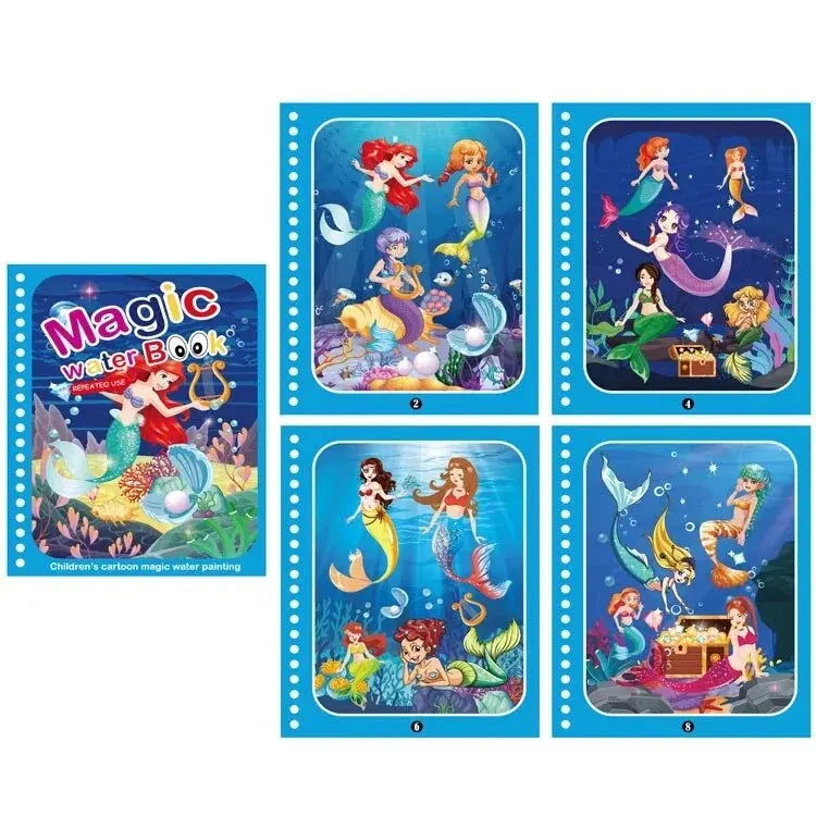 Magical Book Water Drawing Montessori Toys Coloring Book
