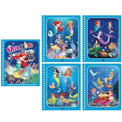 Magical Book Water Drawing Montessori Toys Coloring Book
