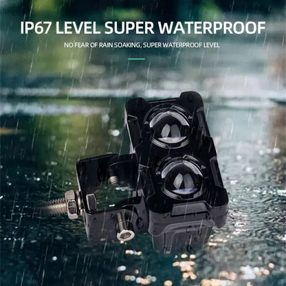 1PCS Motorcycle LED Fog Lights ATV Driving Fog Light