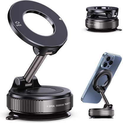 Magnetic Suction Cup Phone Mount for Magsafe 360° Adjustable