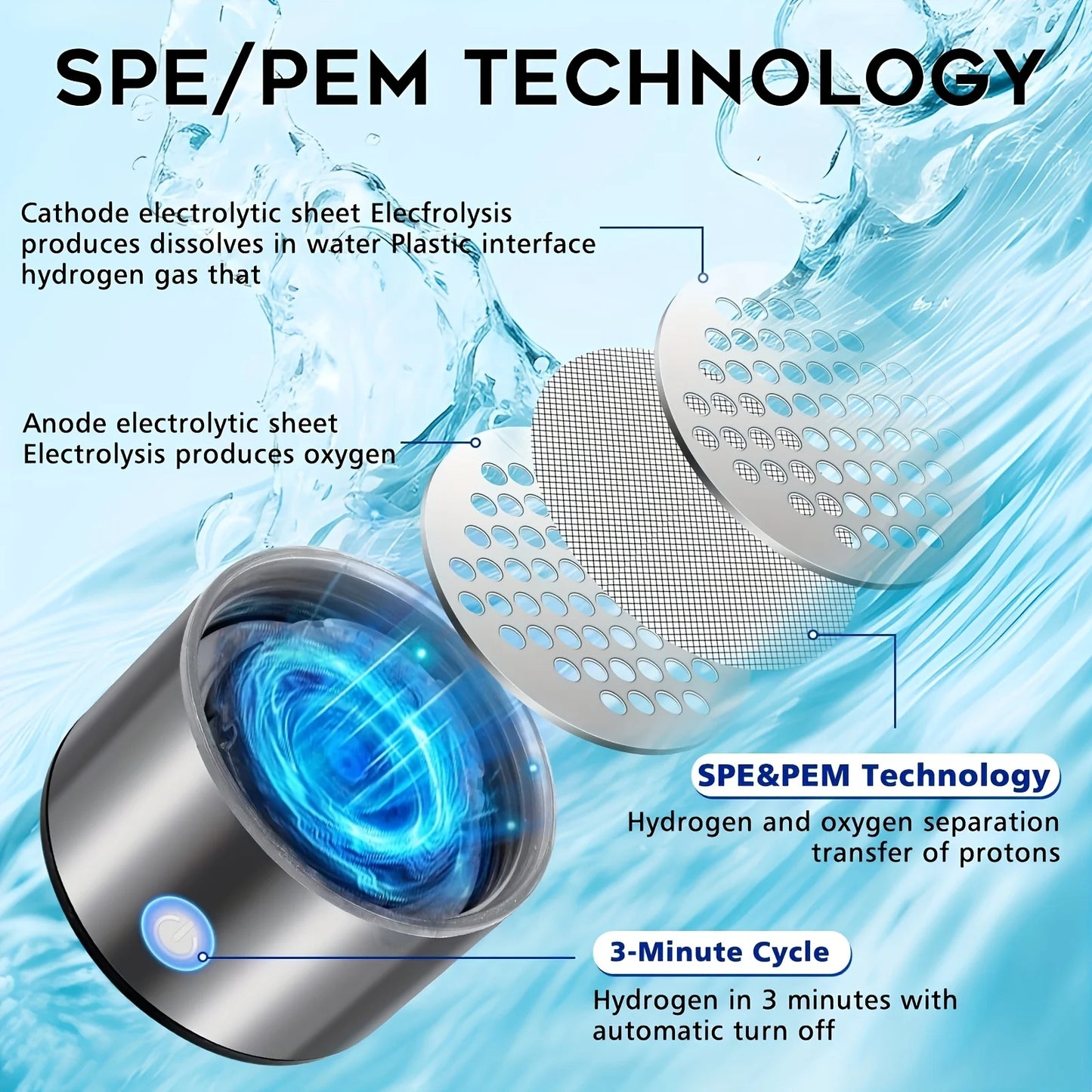 One hydrogen water bottle hydrogen-rich water cup