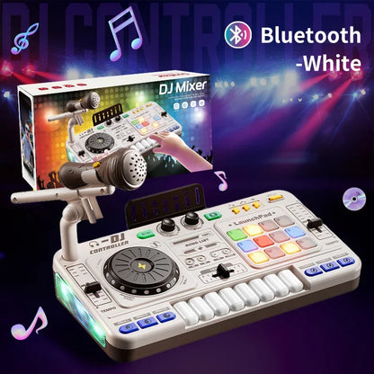 Kids Simulation DJ Mixer Controller Toys Multifunctional
