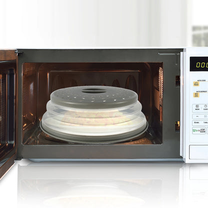 Foldable Microwave Splatter Cover Collapsible with Handle