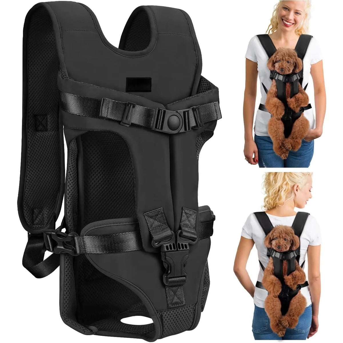 Dogs Carrier Backpack Thickened Sponge Pet Front Dog Carrier