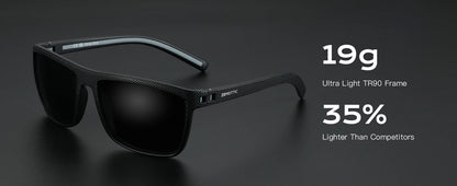 Polarized Sunglasses for Men Lightweight TR90 Frame
