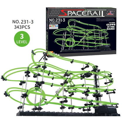 Luminous Spacerail Rollercoaster Ball Marble