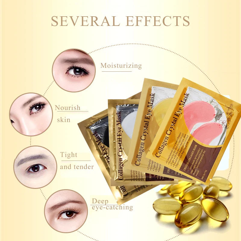 Gold Collagen Crystal Eye Mask Moisturizing Skin Care