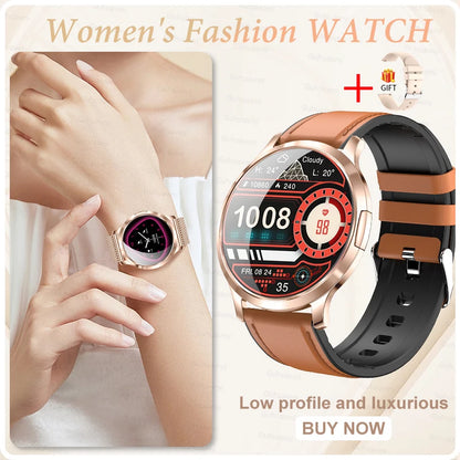 New Smart Watch For Women Gift 1.32 Inch Full Touch Screen