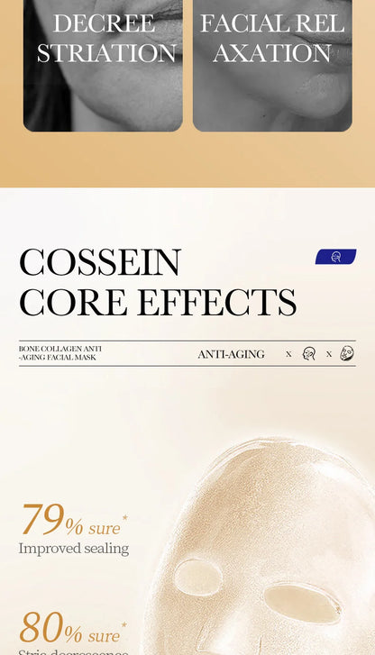 Collagen Anti Wrinkle Facial Mask Anti Aging Fade Fine Lines