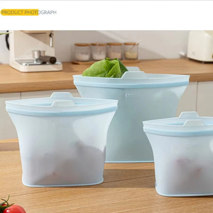 Self-Sealing Silicone Storage Bag Food Storage Bag