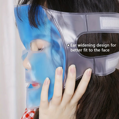 Face Cooling Mask Gel Eye Mask Ice Pack Cooling PVC Hot Cold Therapy Skin Care
