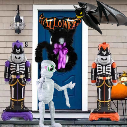Halloween Decoration Balloons Foil Pumpkin Ghost Dead Tree Witch Mummy Bat Spider Balloon