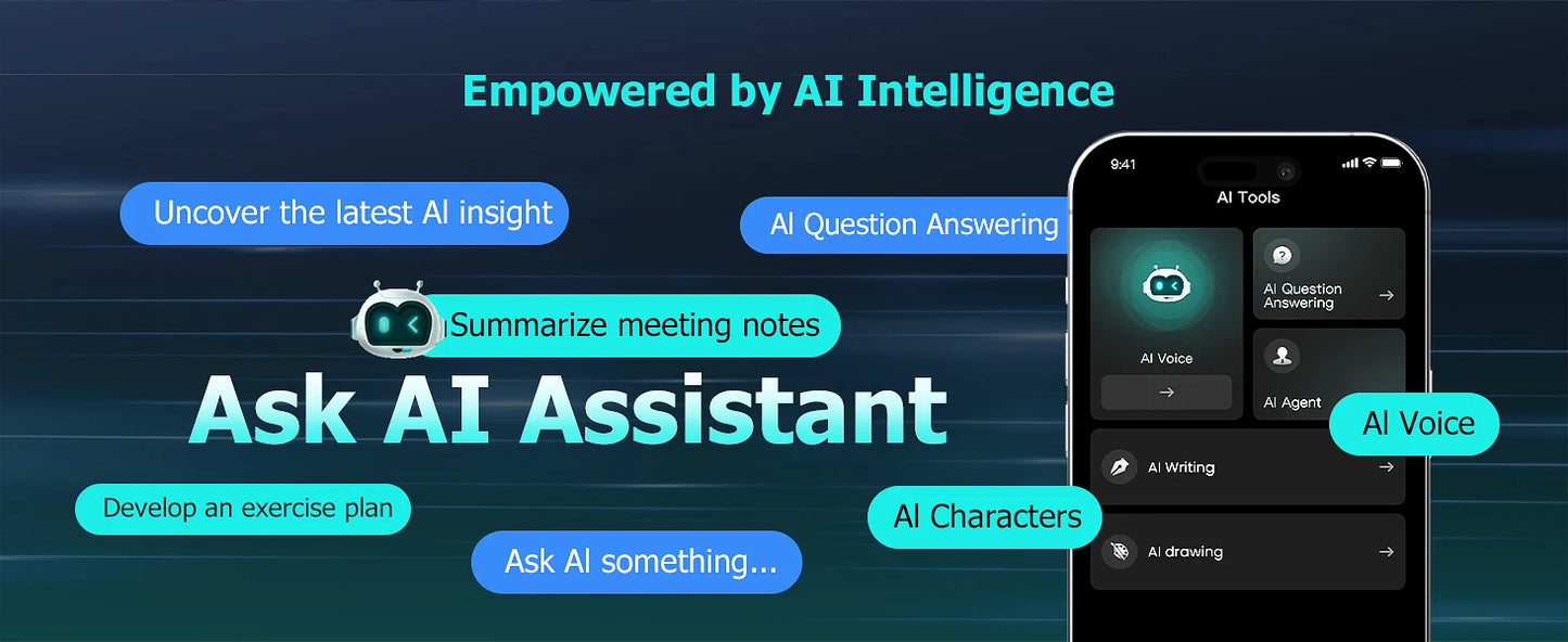 AI Voice Recorder with App Control Utilizing Advanced AI
