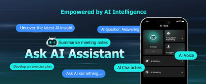 AI Voice Recorder with App Control Utilizing Advanced AI