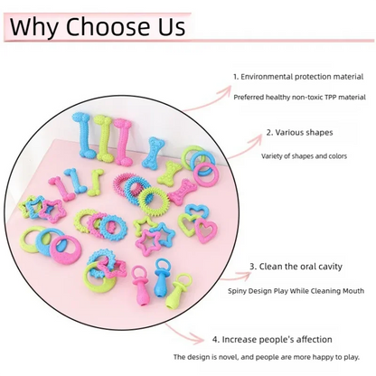 Pet Toys for Small Dogs Rubber Resistance To Bite Dog Toy
