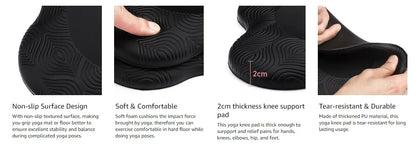 Yoga Kneeling Mat Thickened Flat Support Mat Knee Pad