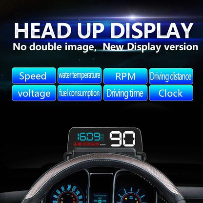 Gauge Display Car Head Up LCD Car Digital Odometer