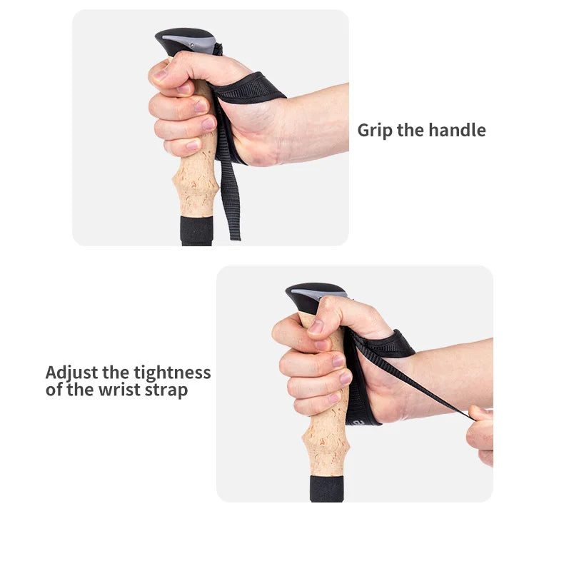 Trekking Poles Carbon Fiber Climbing Stick