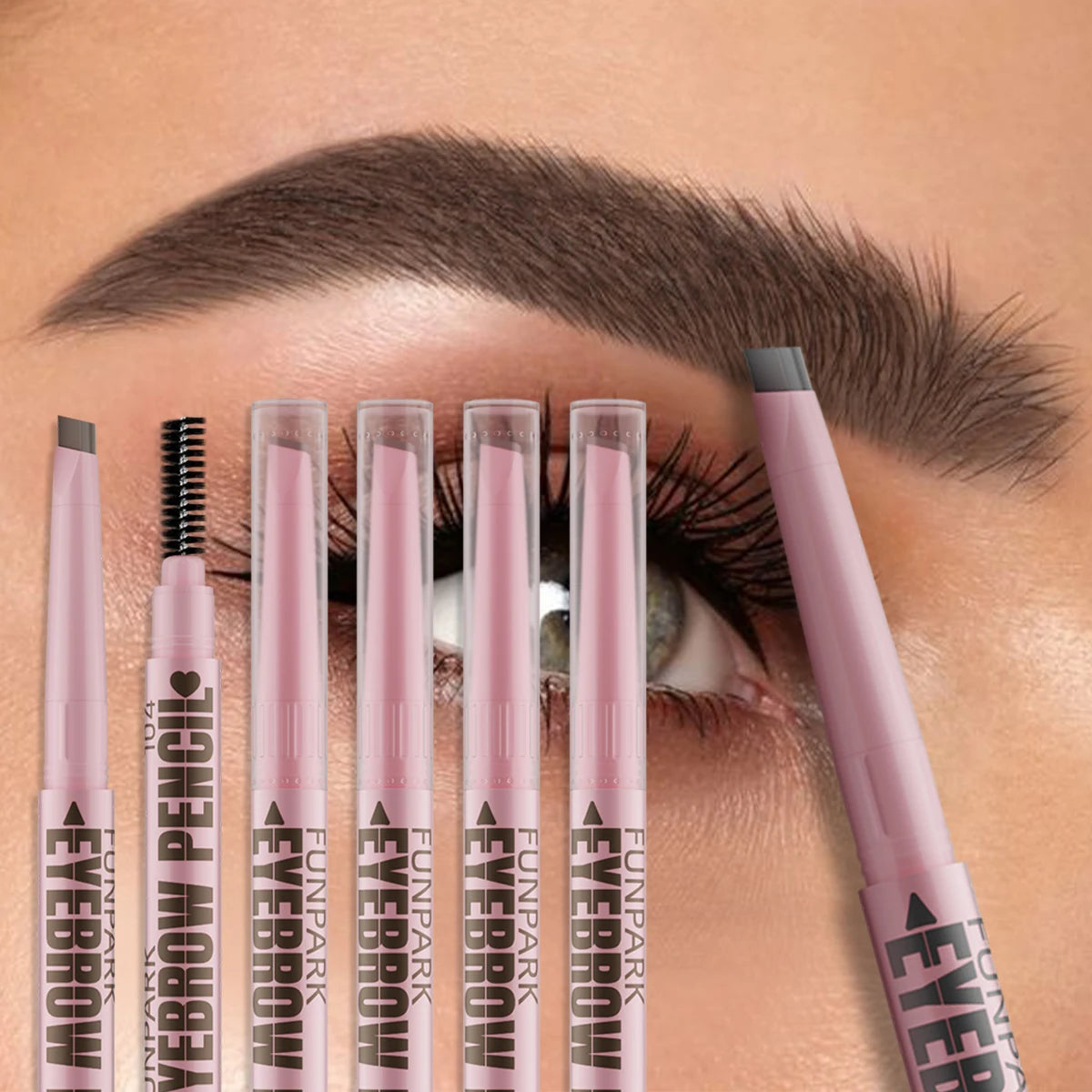 2 in 1 Professional Eyebrow Pencil Eye Makeup for Women